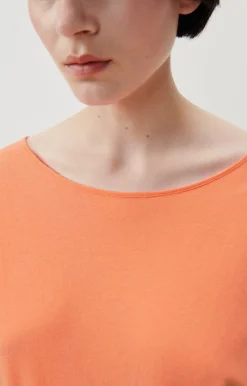 Damen American Vintage |Damen-T-Shirt Aksun Leuchtendes Orange