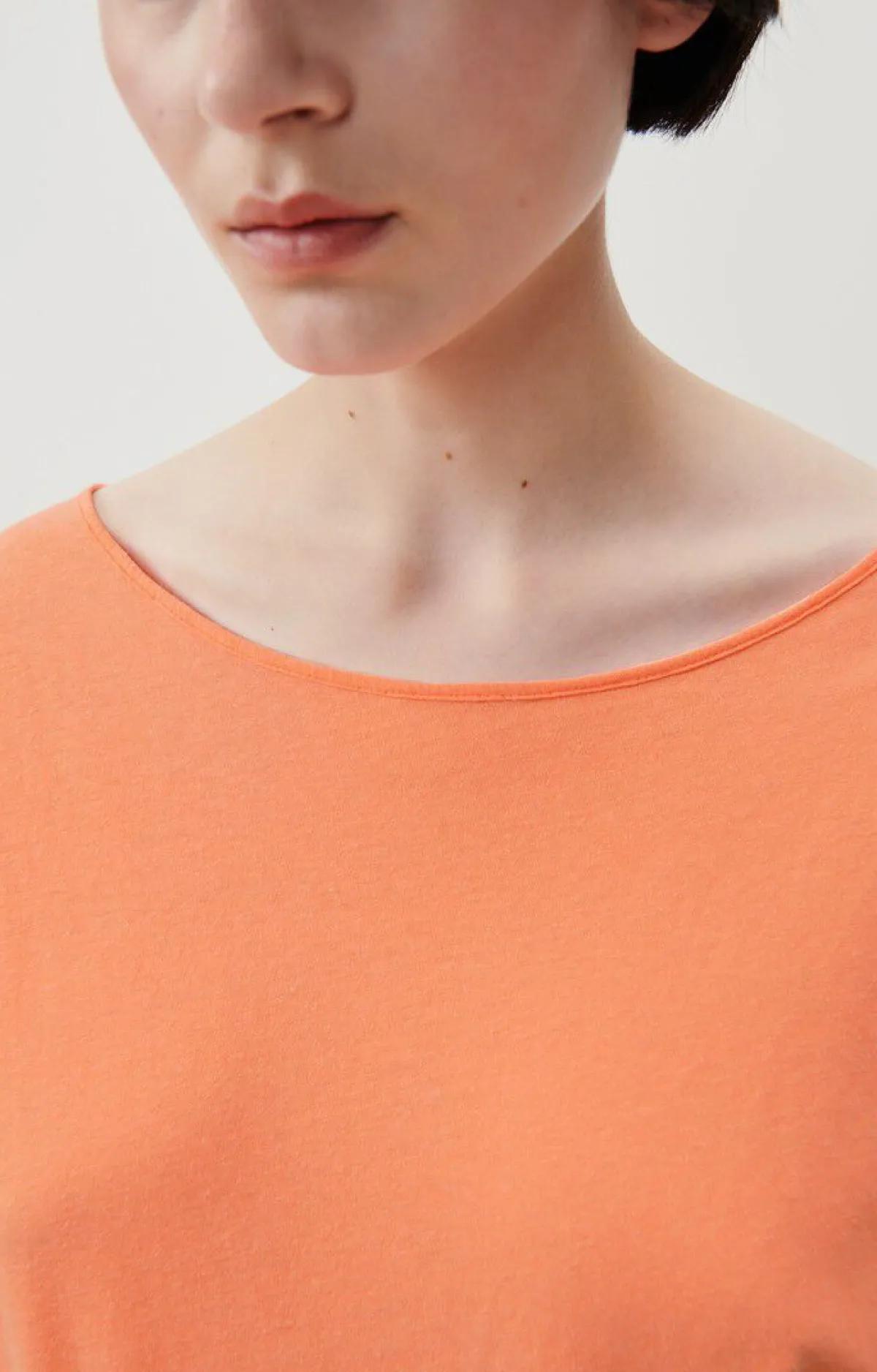 Damen American Vintage |Damen-T-Shirt Aksun Leuchtendes Orange