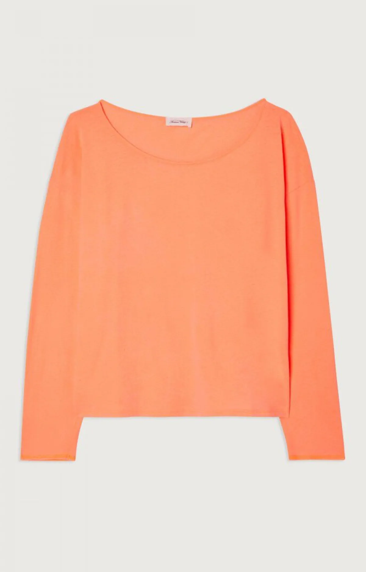 Damen American Vintage |Damen-T-Shirt Aksun Leuchtendes Orange