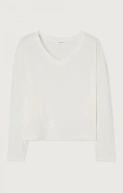Damen American Vintage |Damen-T-Shirt Aksun Weiss
