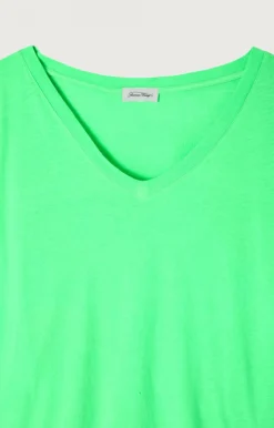 Damen American Vintage |Damen-T-Shirt Aksun Flashing Grun