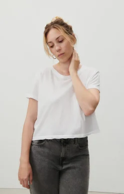 Damen American Vintage |Damen-T-Shirt Decatur Weiss
