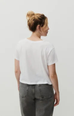 Damen American Vintage |Damen-T-Shirt Decatur Weiss