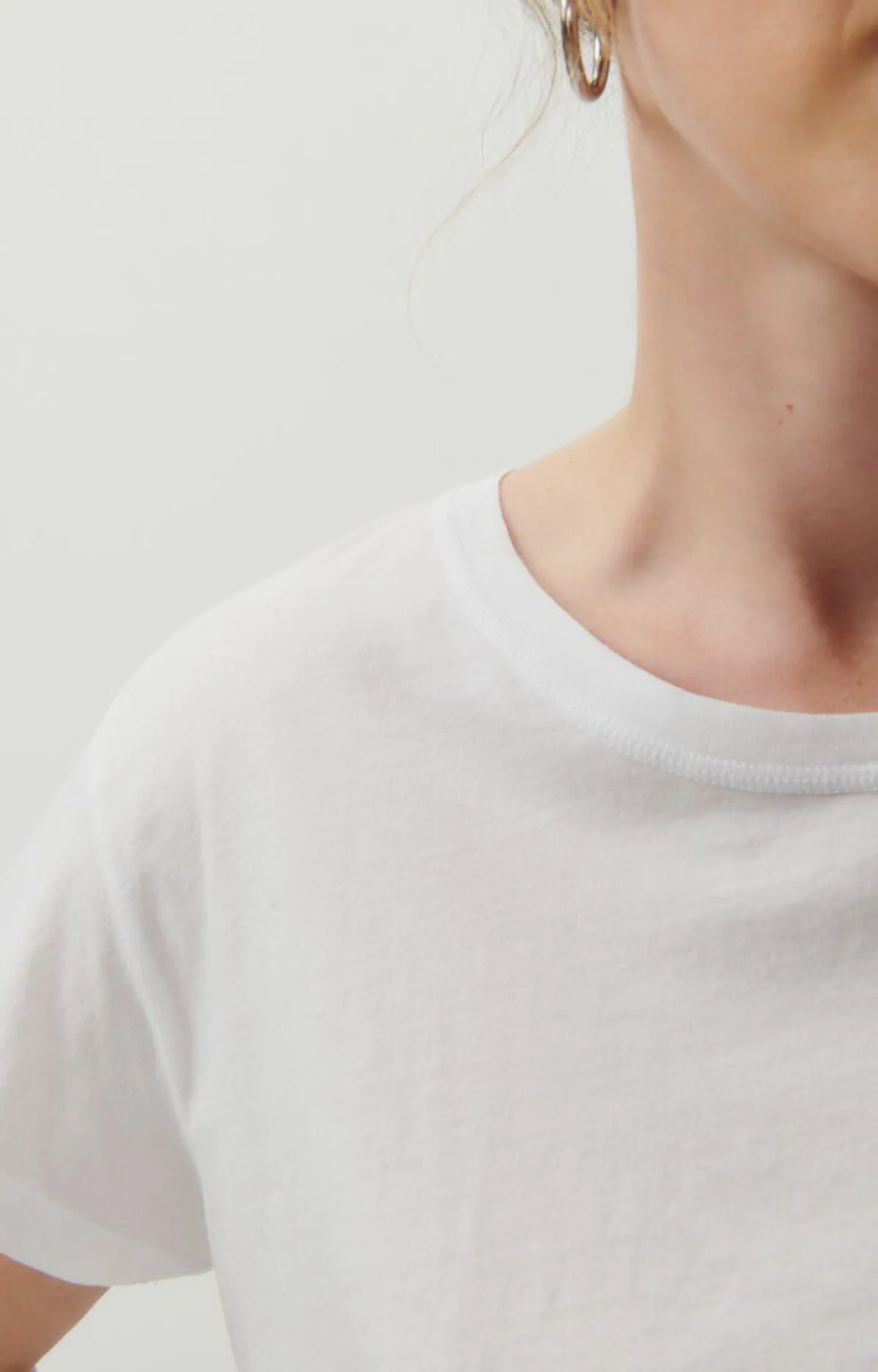 Damen American Vintage |Damen-T-Shirt Decatur Weiss