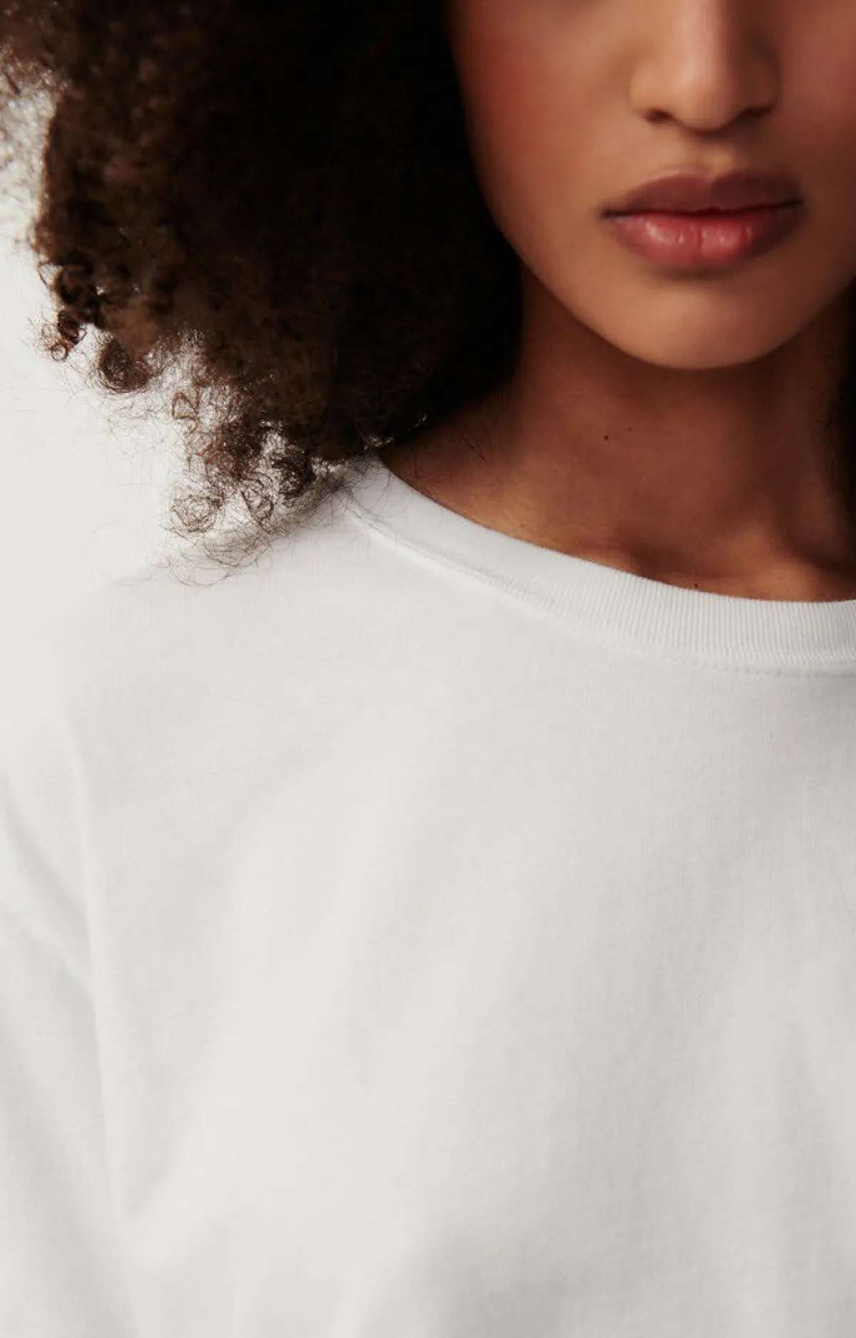 Damen American Vintage |Damen-T-Shirt Fizvalley Weiss