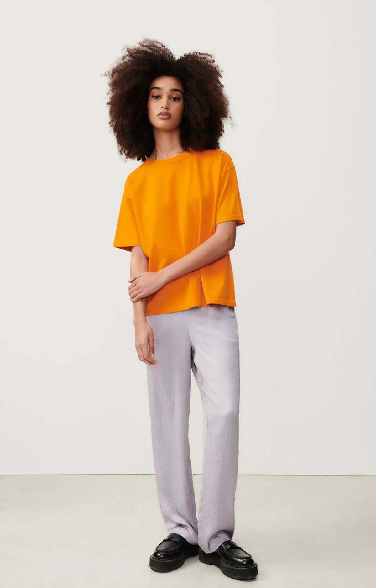 Damen American Vintage |Damen-T-Shirt Fizvalley Nektarine Vintage