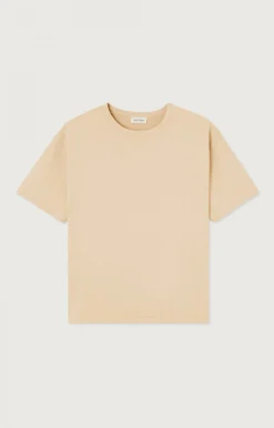 Damen American Vintage |Damen-T-Shirt Fizvalley Vanille Vintage
