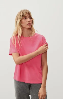 Damen American Vintage |Damen-T-Shirt Fizvalley Neonpink