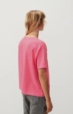 Damen American Vintage |Damen-T-Shirt Fizvalley Neonpink