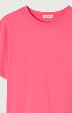Damen American Vintage |Damen-T-Shirt Fizvalley Neonpink