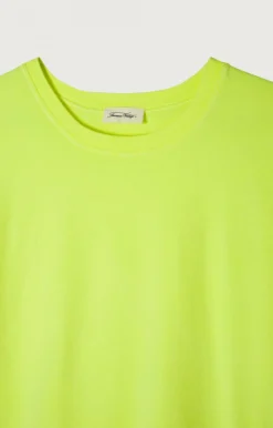 Damen American Vintage |Damen-T-Shirt Fizvalley Neongelb