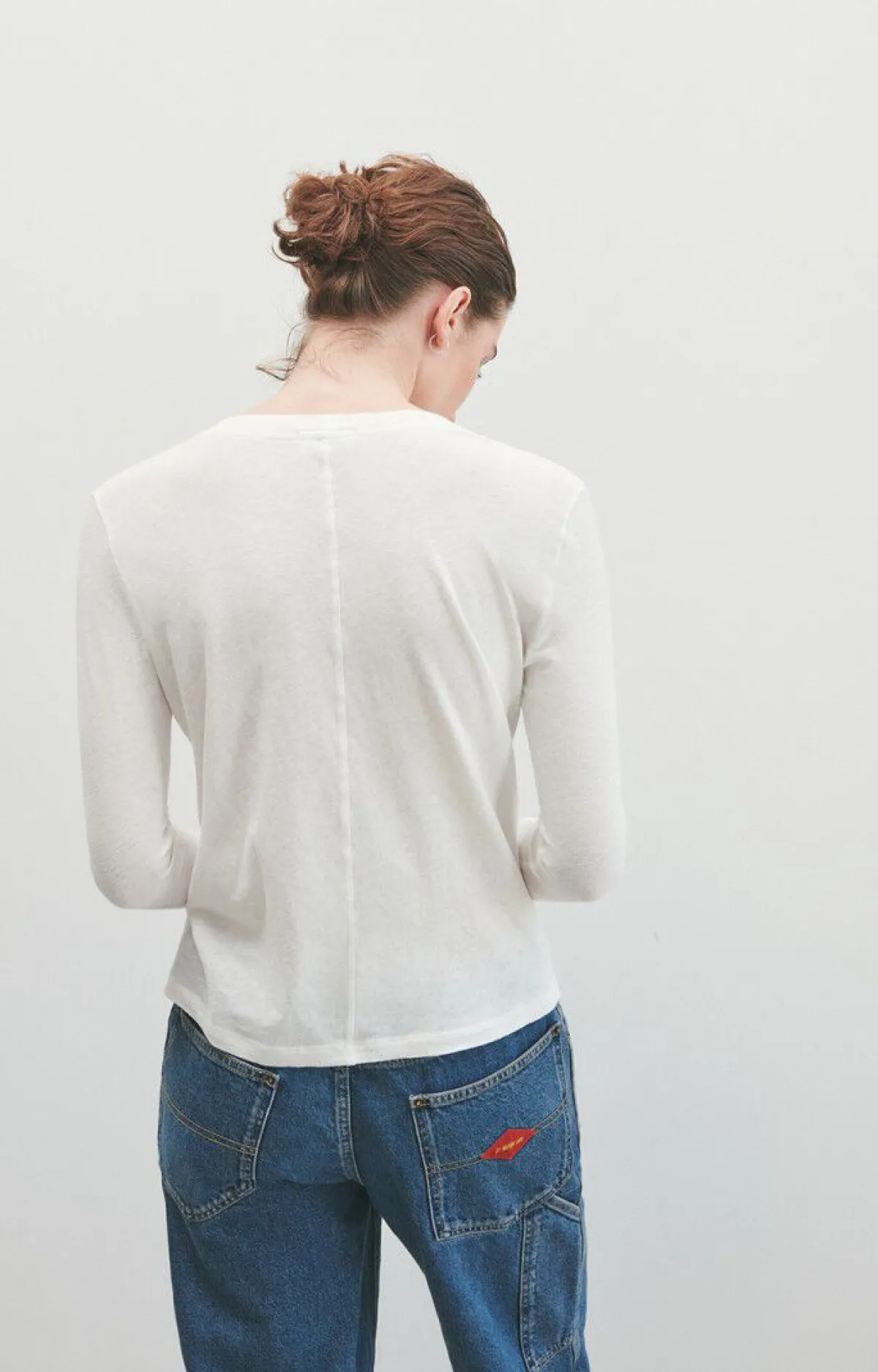 Damen American Vintage |Damen-T-Shirt Gamipy Weiss