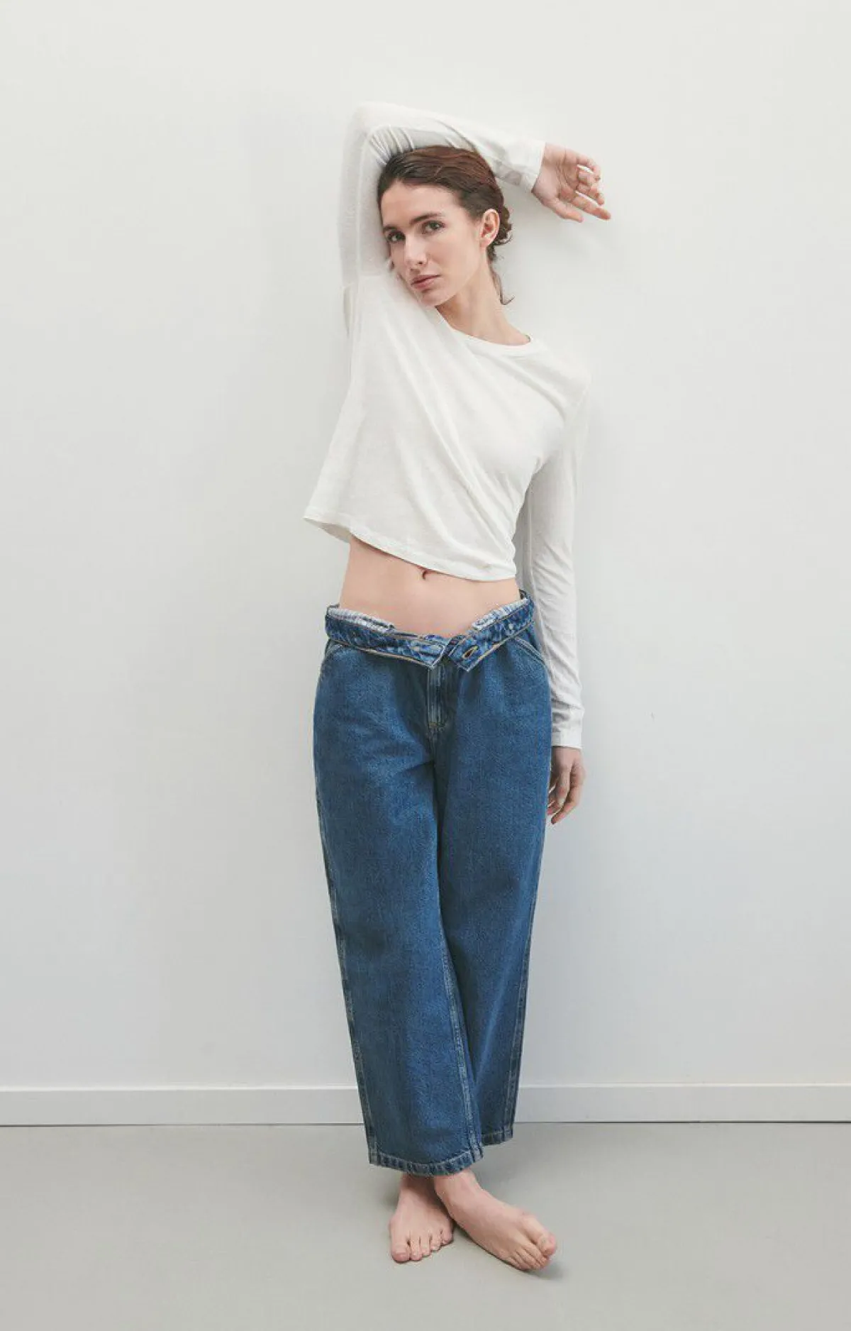 Damen American Vintage |Damen-T-Shirt Gamipy Weiss