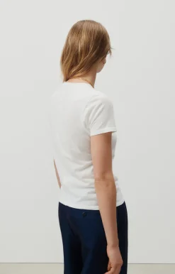 Damen American Vintage |Damen-T-Shirt Gamipy Weiss