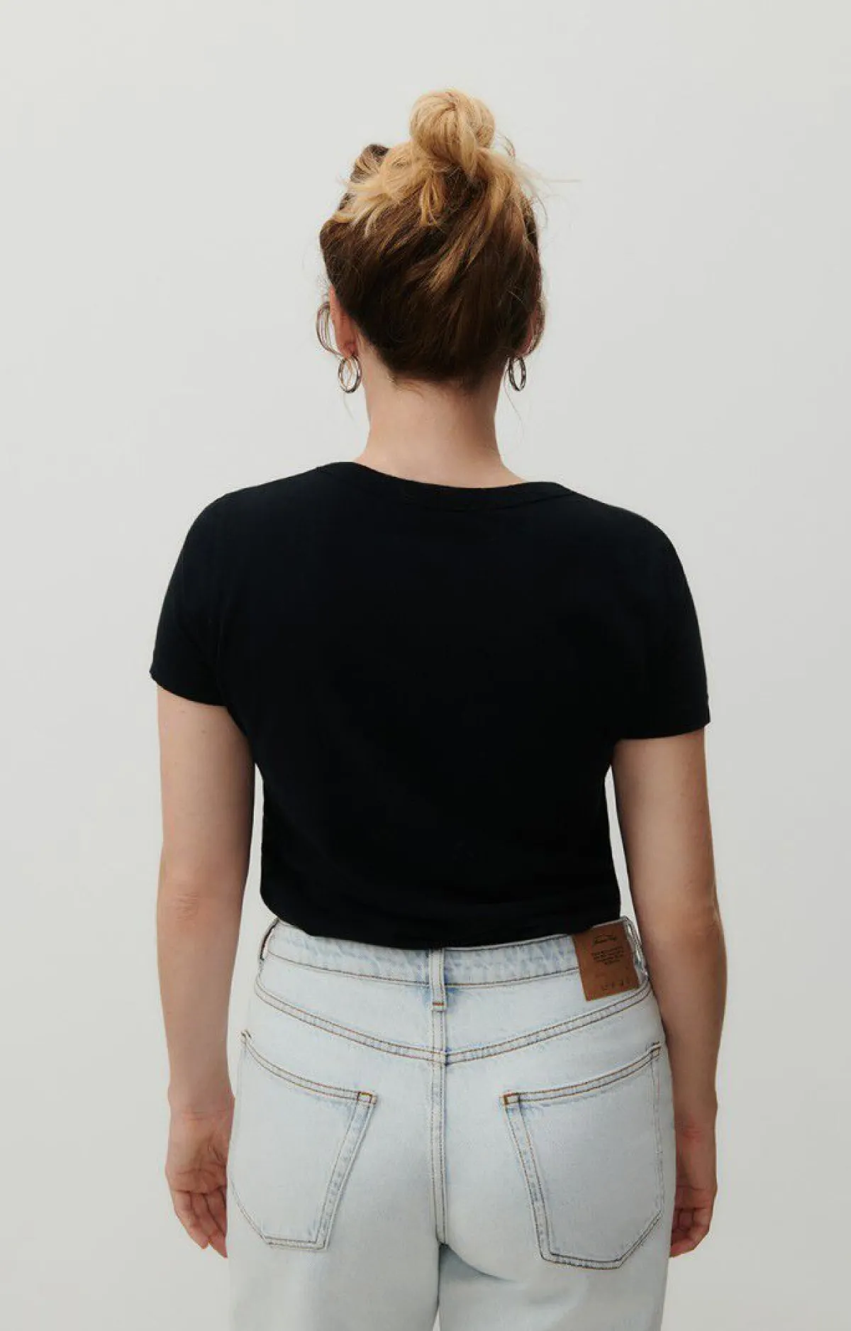 Damen American Vintage |Damen-T-Shirt Gamipy Schwarz