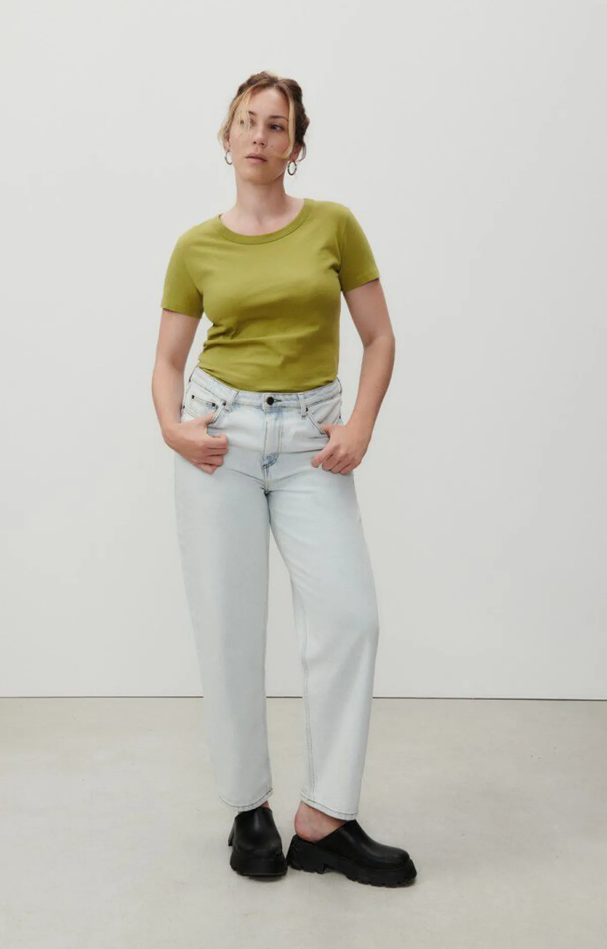 Damen American Vintage |Damen-T-Shirt Gamipy Sumpf