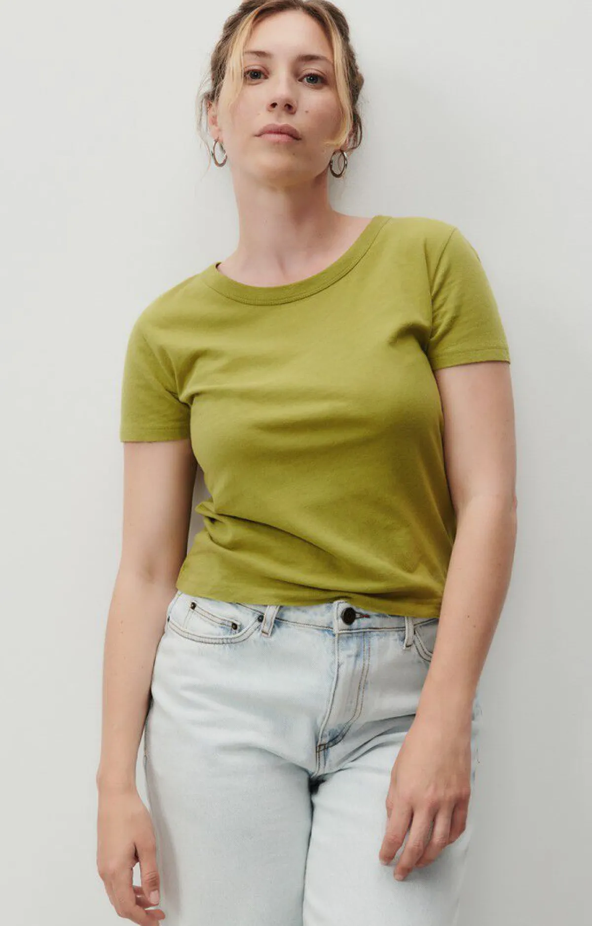 Damen American Vintage |Damen-T-Shirt Gamipy Sumpf