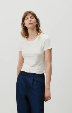 Damen American Vintage |Damen-T-Shirt Gamipy Weiss