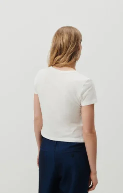 Damen American Vintage |Damen-T-Shirt Gamipy Weiss