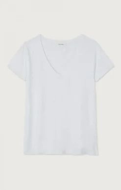 Damen American Vintage |Damen-T-Shirt Jacksonville Weiss