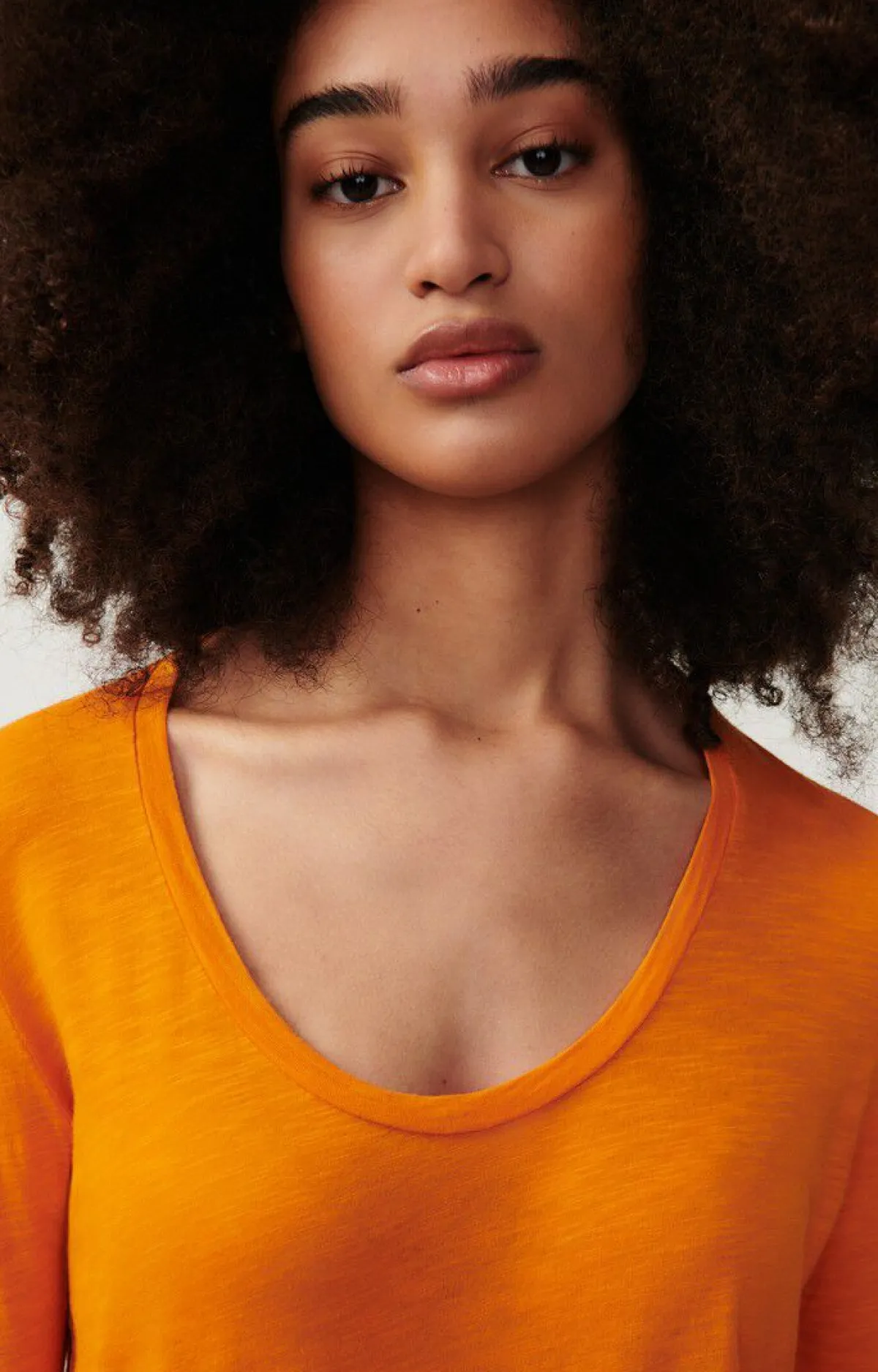 Damen American Vintage |Damen-T-Shirt Jacksonville Nektarine Vintage