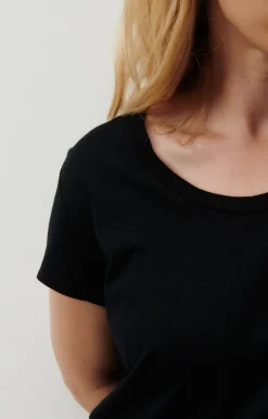 Damen American Vintage |Damen-T-Shirt Jacksonville Schwarz