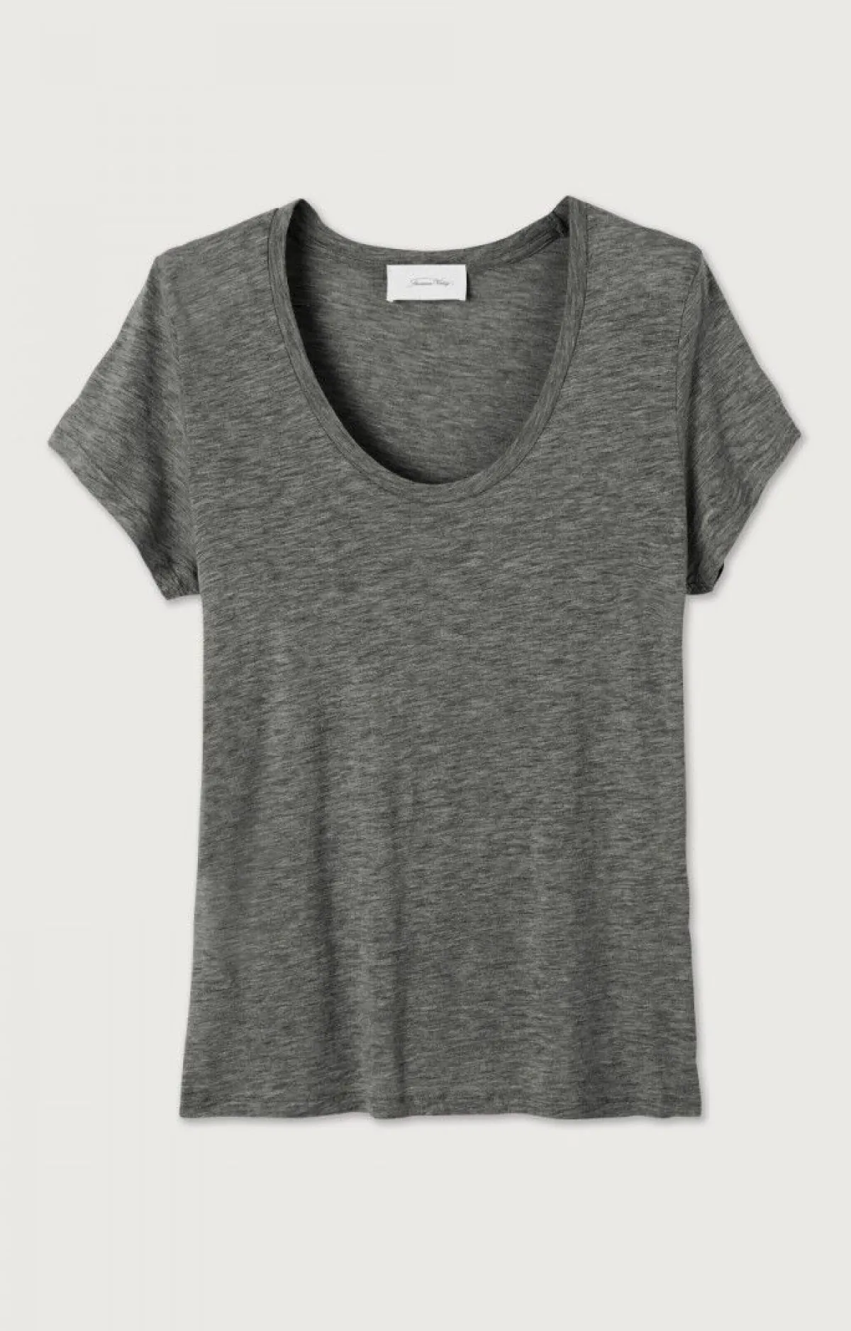 Damen American Vintage |Damen-T-Shirt Jacksonville Anthrazit Meliert