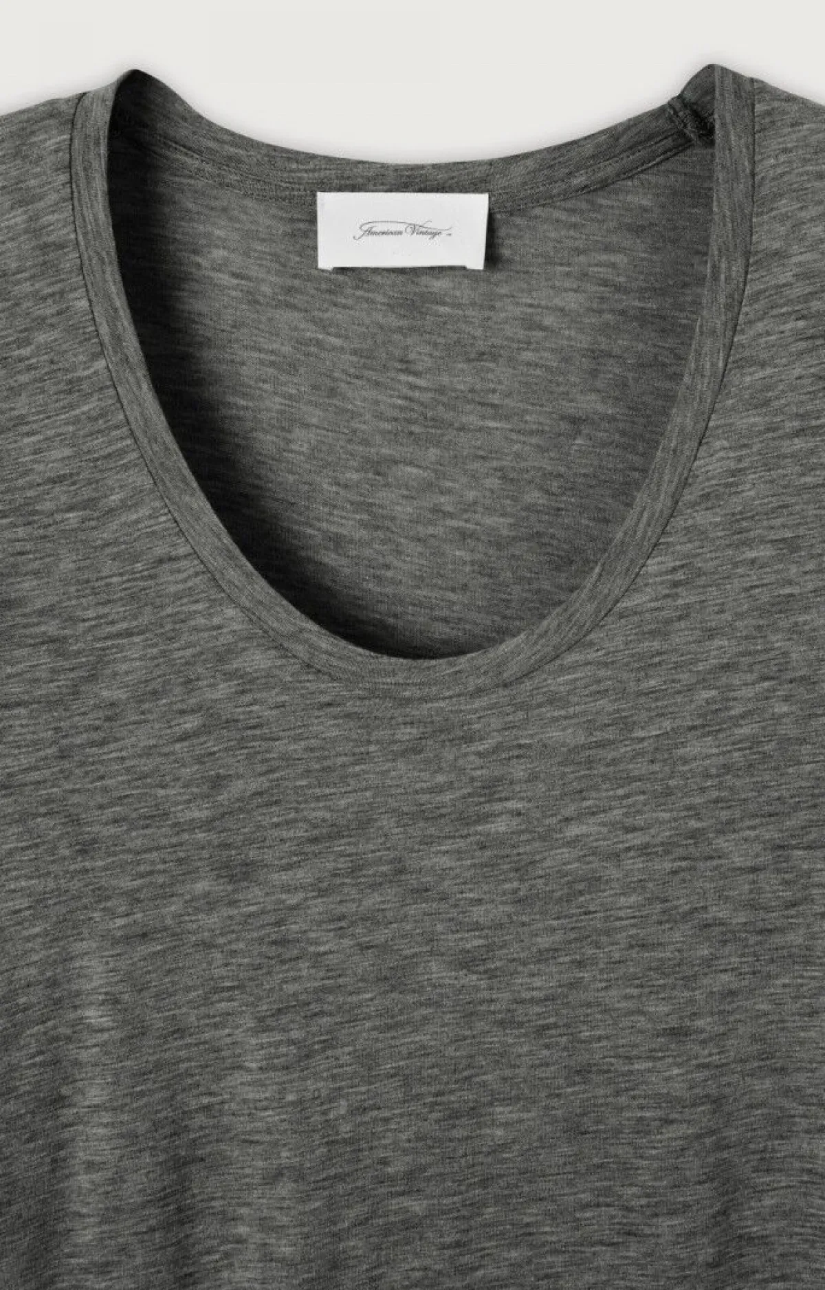 Damen American Vintage |Damen-T-Shirt Jacksonville Anthrazit Meliert