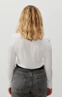 Damen American Vintage |Damen-T-Shirt Jacksonville Weiss