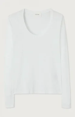 Damen American Vintage |Damen-T-Shirt Jacksonville Weiss