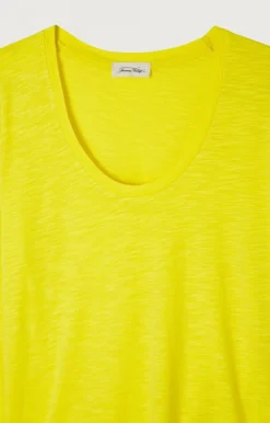 Damen American Vintage |Damen-T-Shirt Jacksonville Zitrone Vintage