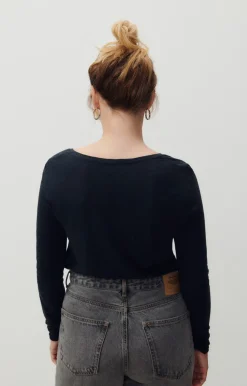 Damen American Vintage |Damen-T-Shirt Jacksonville Navy