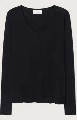 Damen American Vintage |Damen-T-Shirt Jacksonville Schwarz