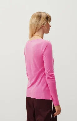 Damen American Vintage |Damen-T-Shirt Jacksonville Neonpink