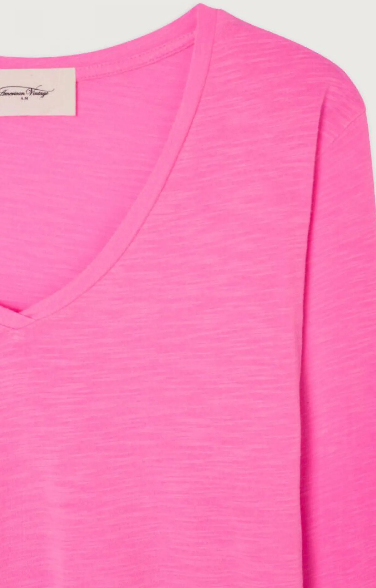 Damen American Vintage |Damen-T-Shirt Jacksonville Neonpink