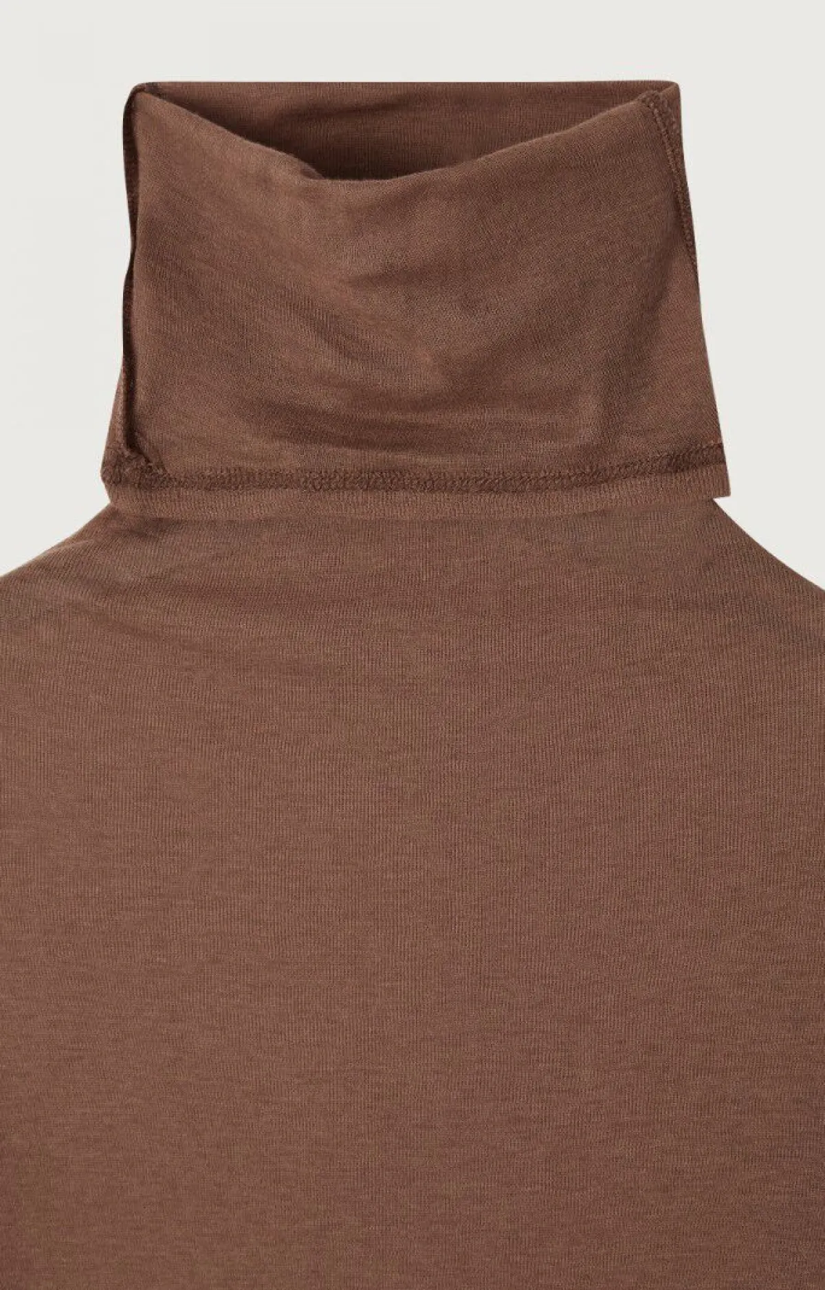 Damen American Vintage |Damen-T-Shirt Massachusetts Kakao Vintage
