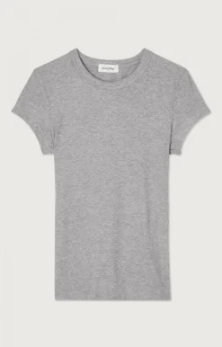 Damen American Vintage |Damen-T-Shirt Odyl Grau Meliert