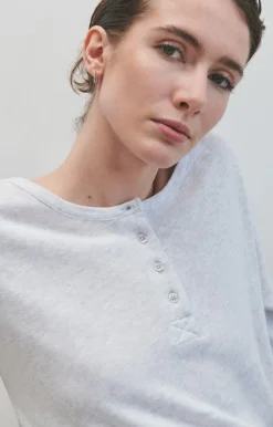 Damen American Vintage |Damen-T-Shirt Sonoma Arktis Meliert