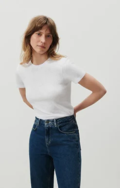 Damen American Vintage |Damen-T-Shirt Sonoma Weiss