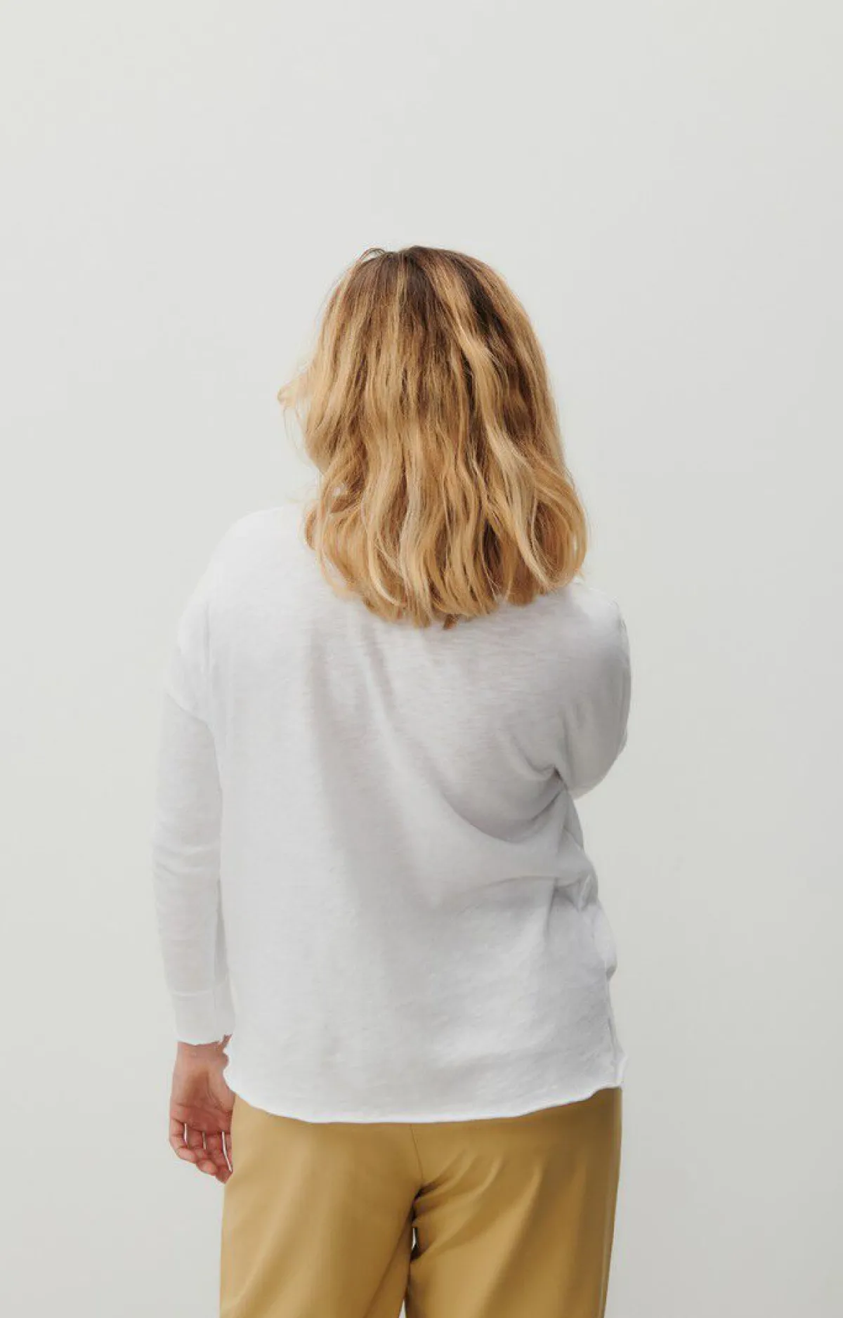 Damen American Vintage |Damen-T-Shirt Sonoma Weiss