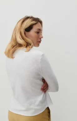 Damen American Vintage |Damen-T-Shirt Sonoma Weiss