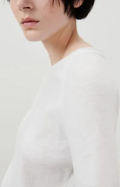 Damen American Vintage |Damen-T-Shirt Sonoma Weiss