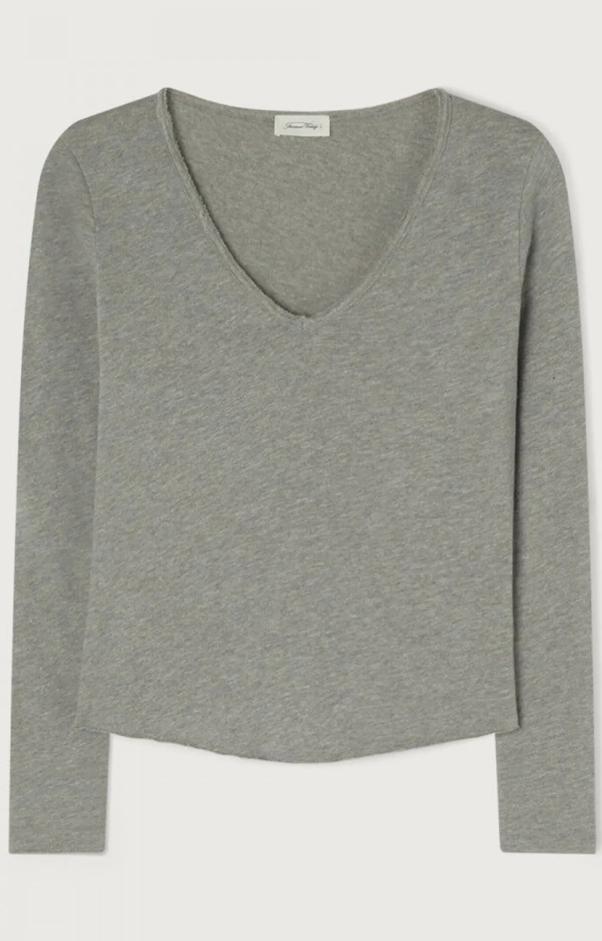 Damen American Vintage |Damen-T-Shirt Sonoma Grau Meliert
