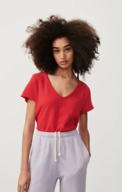 Damen American Vintage |Damen-T-Shirt Sonoma Kandierter Apfel Vintage