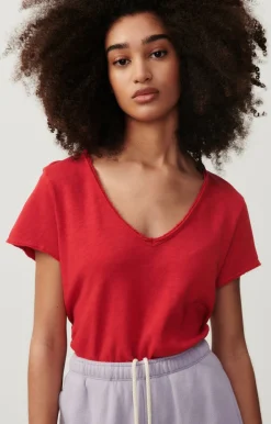 Damen American Vintage |Damen-T-Shirt Sonoma Kandierter Apfel Vintage