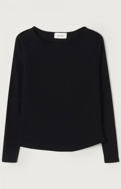 Damen American Vintage |Damen-T-Shirt Sonoma Schwarz