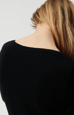 Damen American Vintage |Damen-T-Shirt Sonoma Schwarz