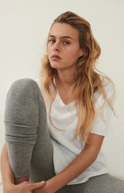 Damen American Vintage |Damen-T-Shirt Sonoma Weiss