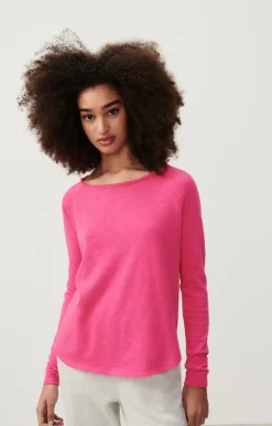 Damen American Vintage |Damen-T-Shirt Sonoma Himbeerbusch Vintage