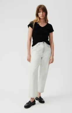 Damen American Vintage |Damen-T-Shirt Sonoma Schwarz